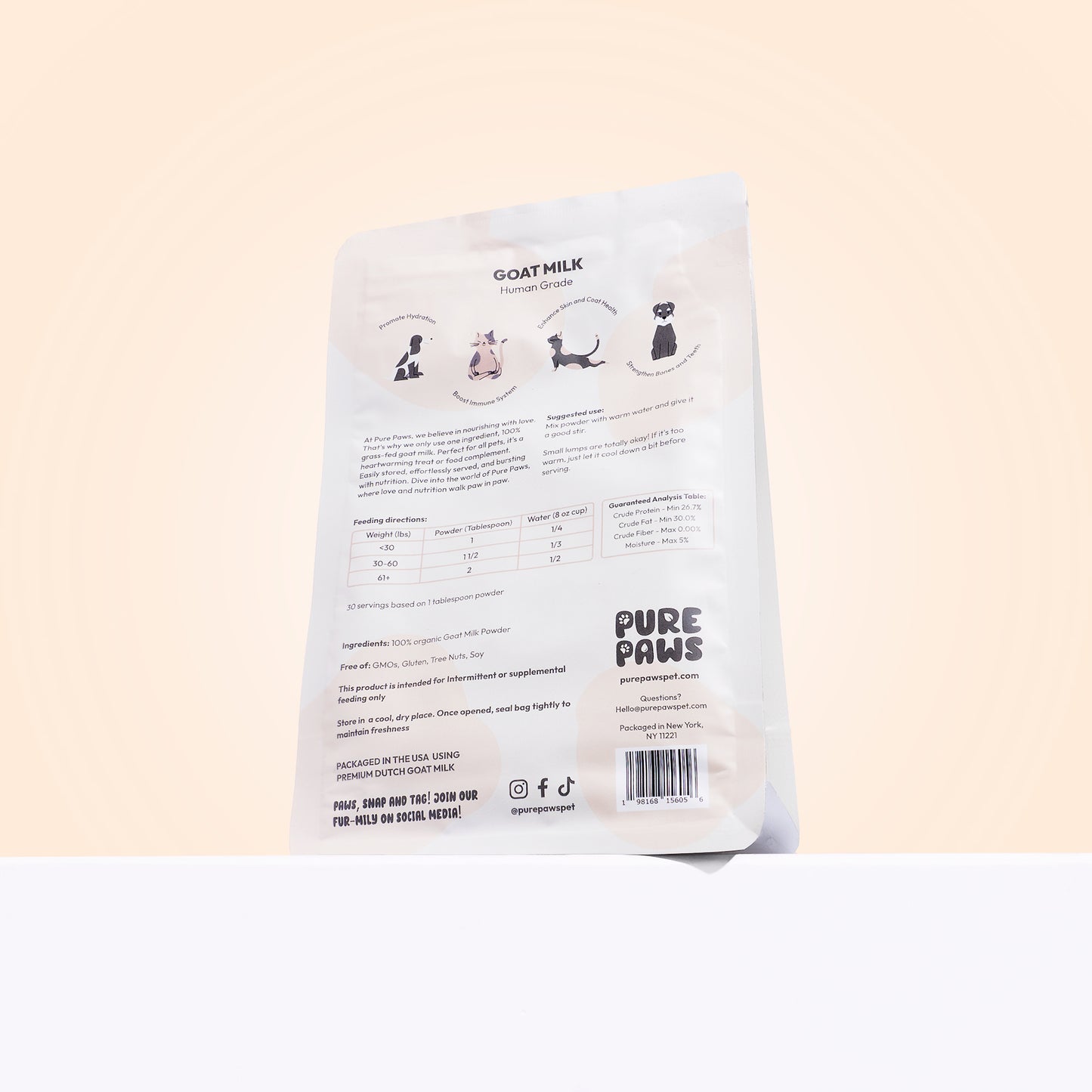 Goat Milk Powder - Your Pet’s Wellness Boost - Pure Paws
